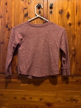 Garanimals Long-Sleeve Crewneck Top - Mauve Heather